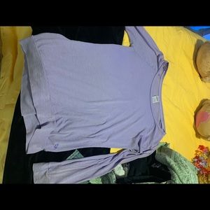 long sleeve victoria’s secret pink shirt